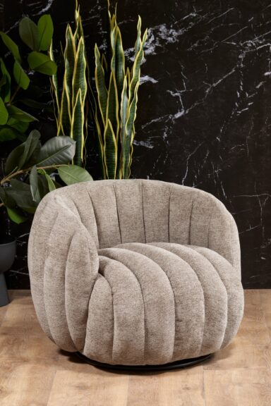 FRASER fotel wypoczynkowy ciemny beżowy