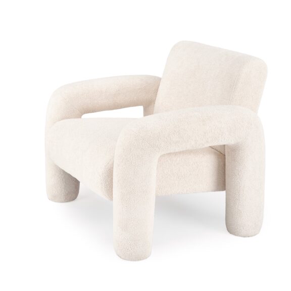 VARNA fotel wypoczynkowy kremowy