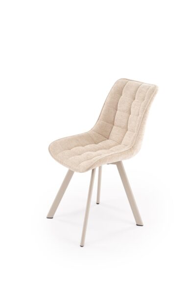 K332_CS krzesło nogi - kaszmir, siedzisko - beżowy