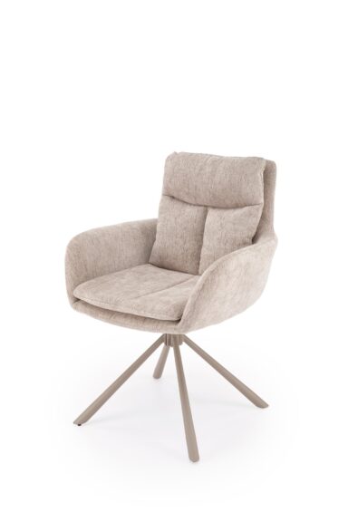 K495 krzesło nogi - kaszmir, siedzisko - beżowy