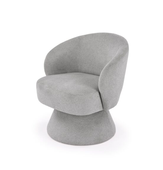 VECNA fotel wypoczynkowy popielaty