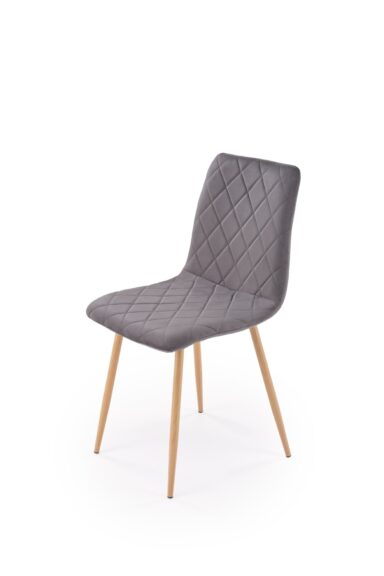 K525 WD krzesło popielaty / naturalny