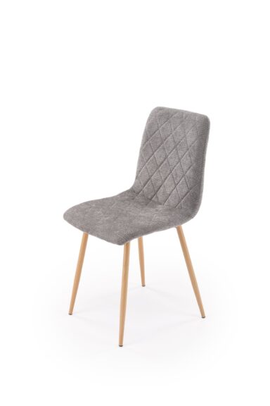 K525 WDF krzesło popielaty / naturalny