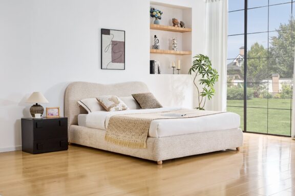 NAVIGO 160 łóżko beżowy