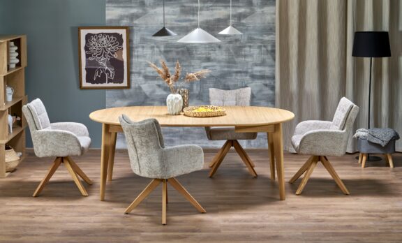 MAGNUS stół rozkładany dąb naturalny matowy