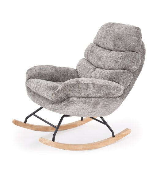 GIORGIO fotel bujany, popielaty