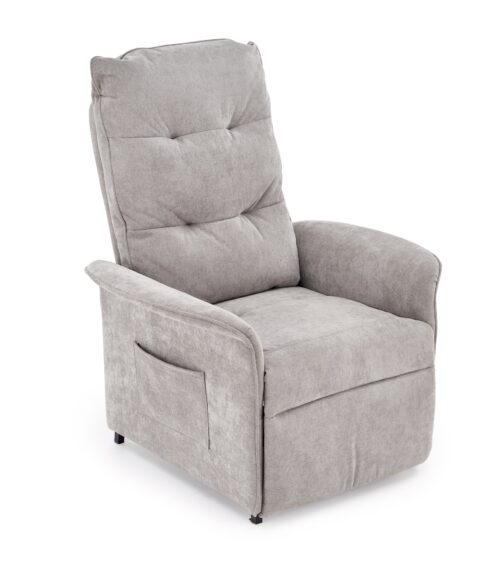 NAXOS fotel wypoczynkowy, popielaty