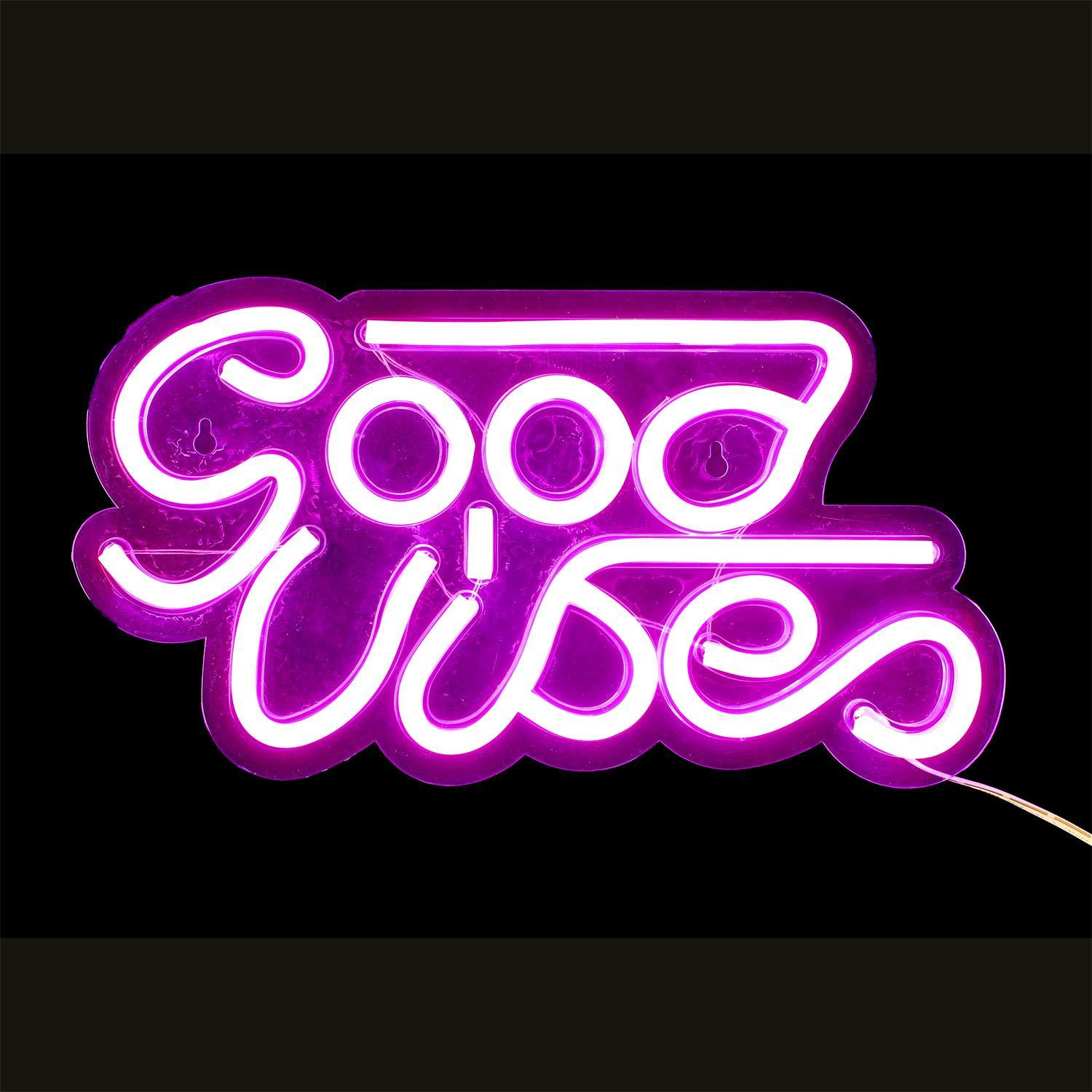 Lampa Good Vibes Neon LED - obrazek 5