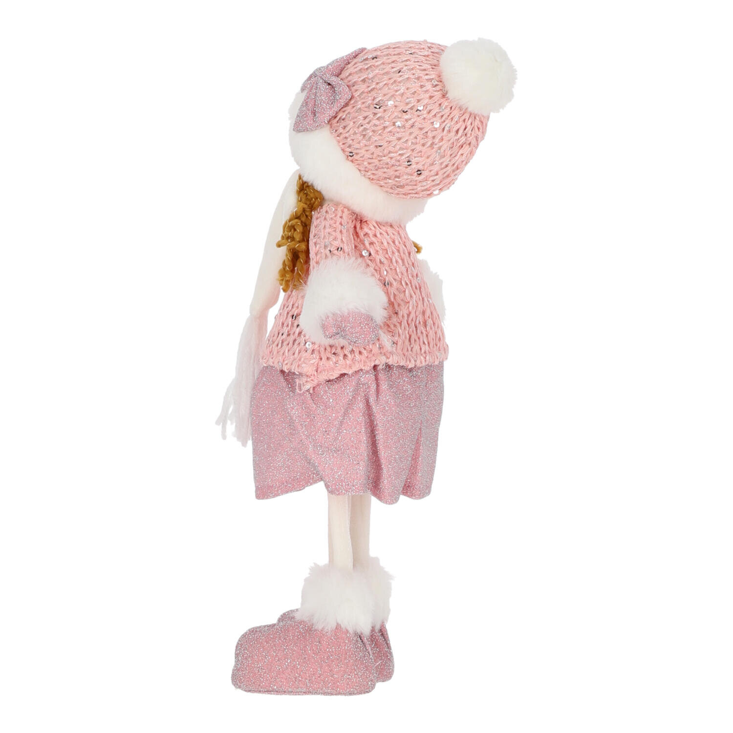 Figurka dziewczynka 38cm różowa - obrazek 3