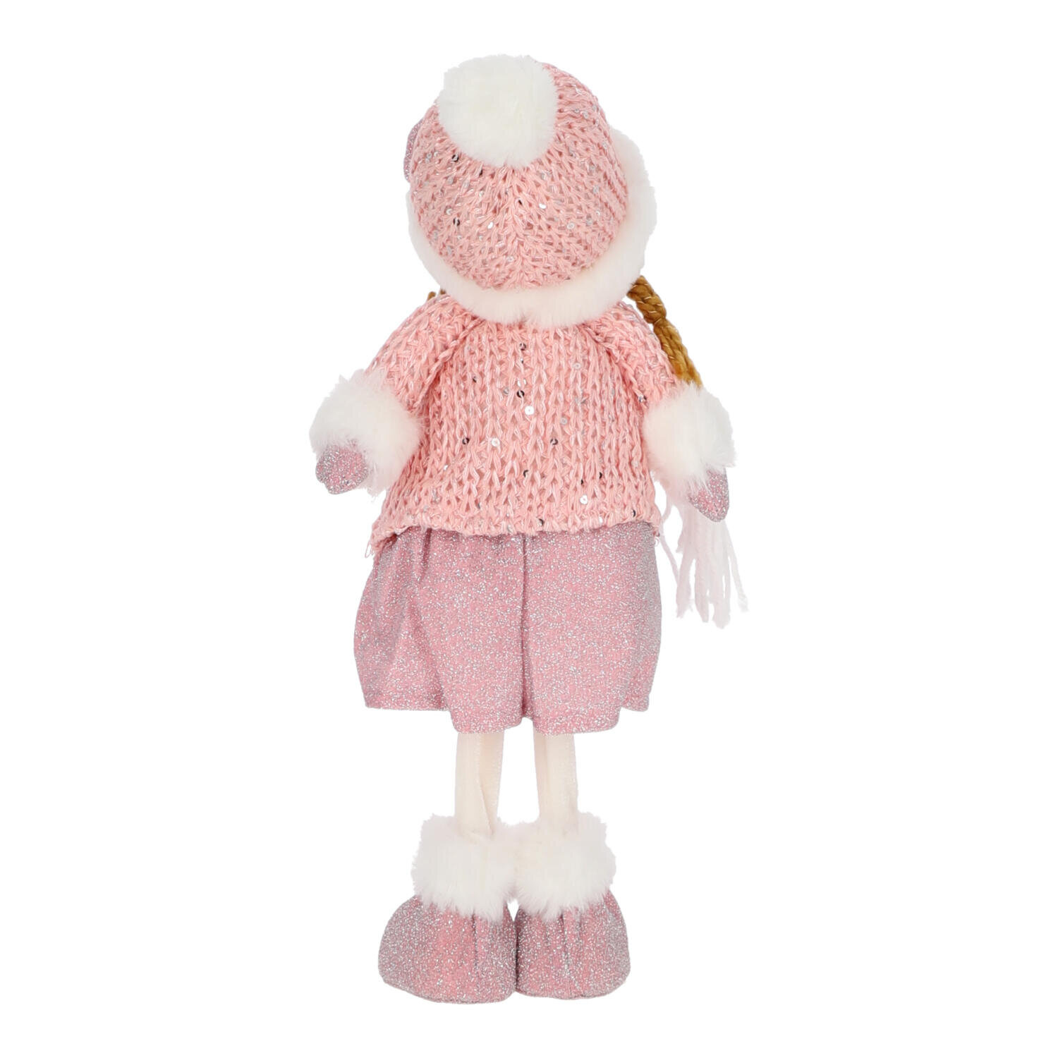 Figurka dziewczynka 38cm różowa - obrazek 4