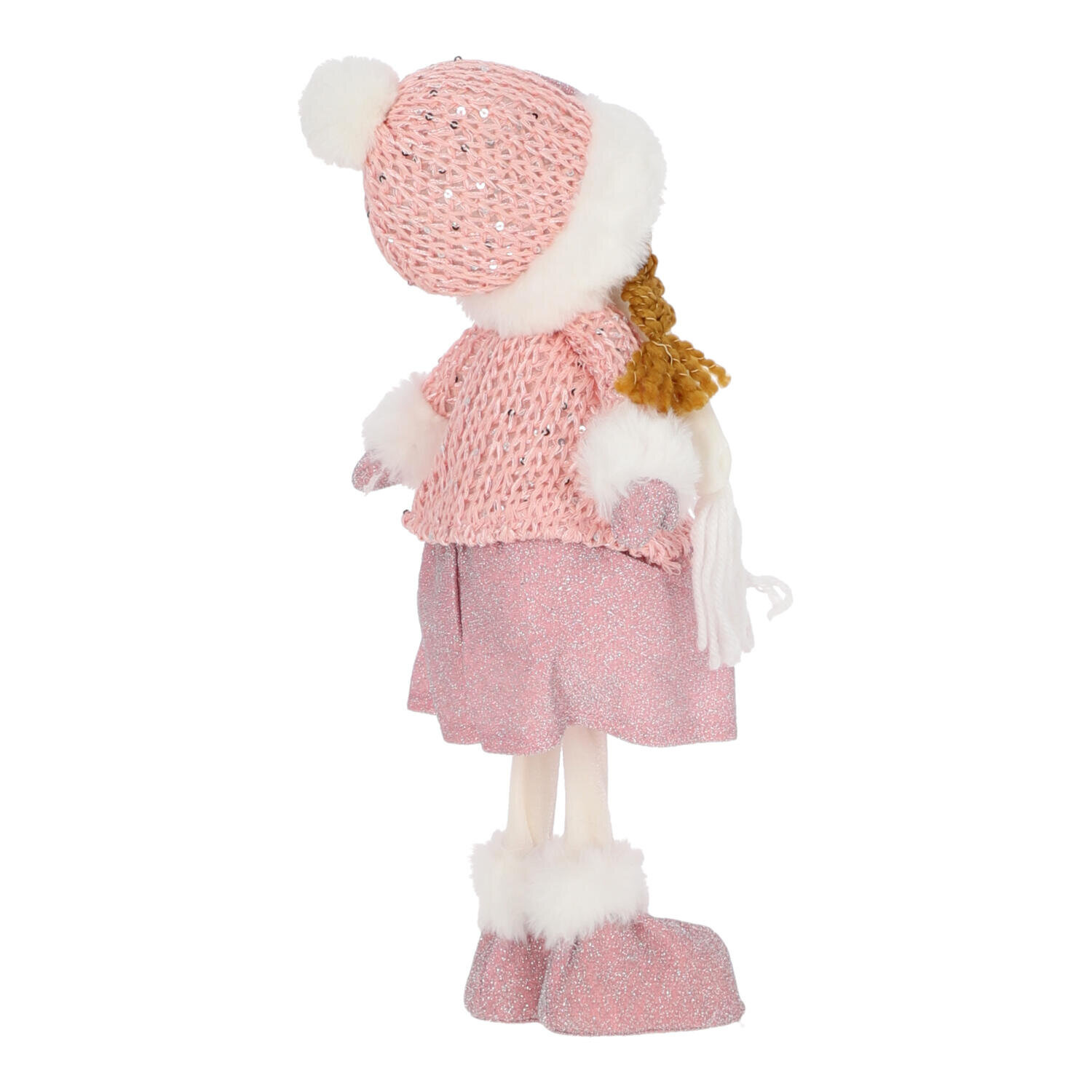 Figurka dziewczynka 38cm różowa - obrazek 5