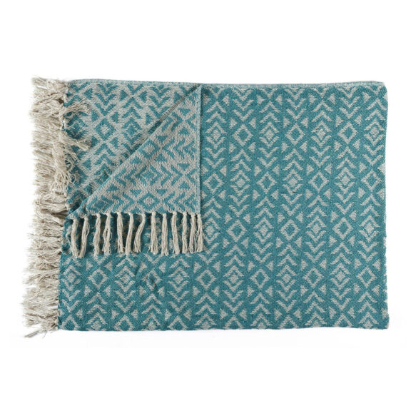 Narzuta na łóżko Vanir morska 150x200 cm