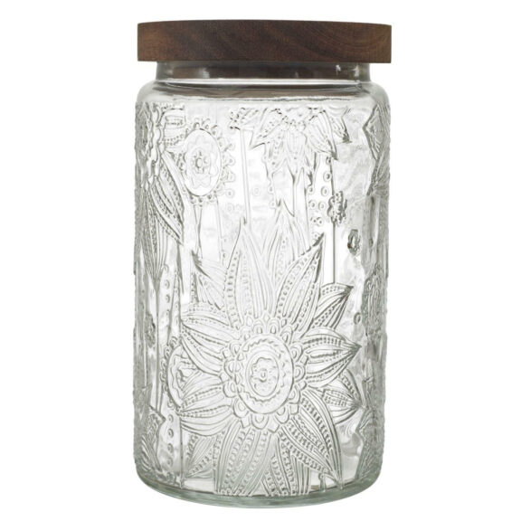 Słoik Cisele z pokrywką z akacji 1l