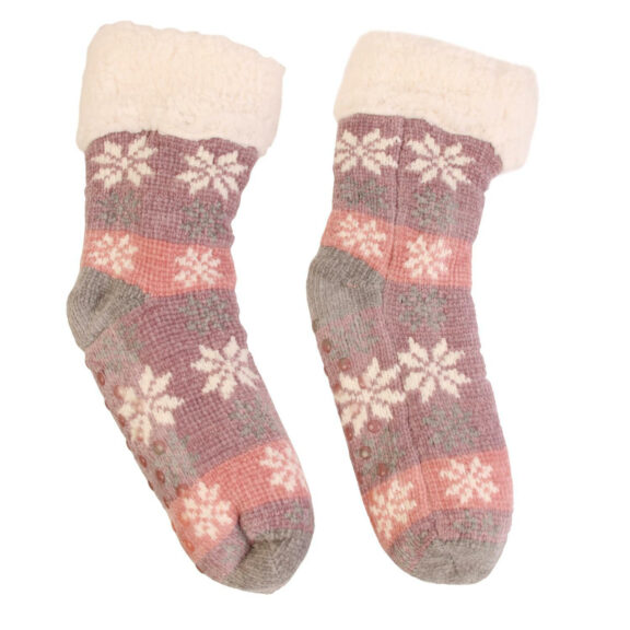 Skarpety ocieplane w świąteczny wzór