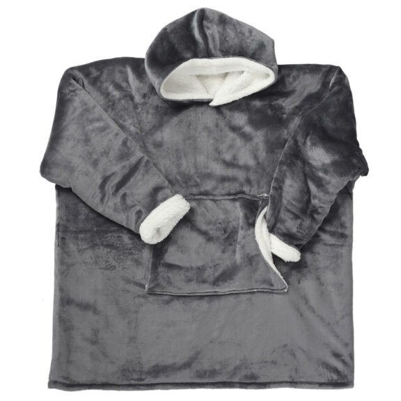 Bluza ocieplana szeroka/ snuddie