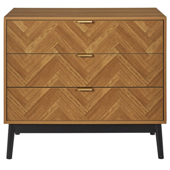 Komoda Felix 3 szuflady jodełka