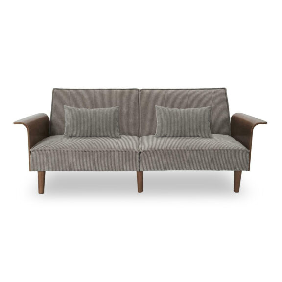 Sofa rozkładana Scott szara sztruks