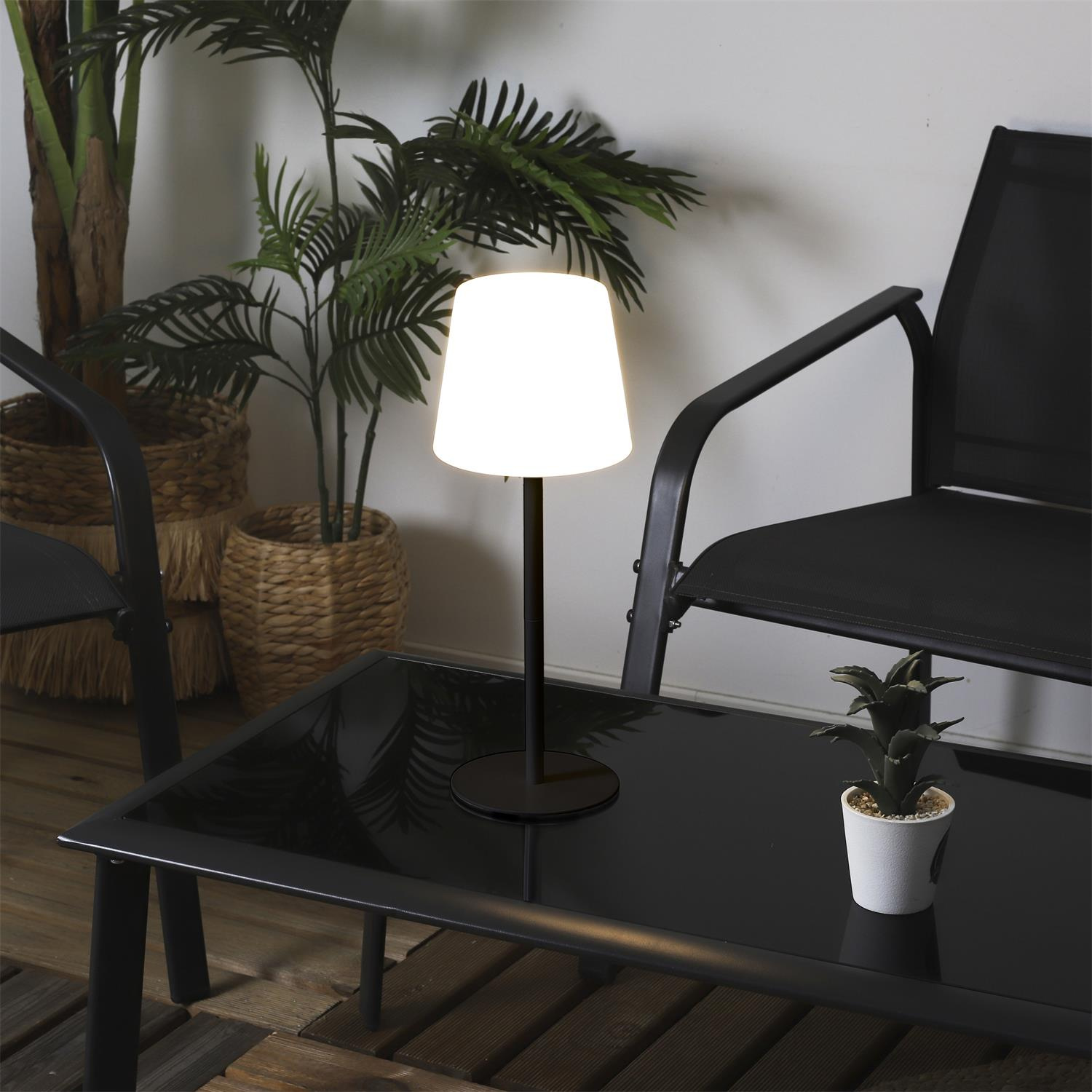 Lampa stołowa USB czarna - obrazek 2