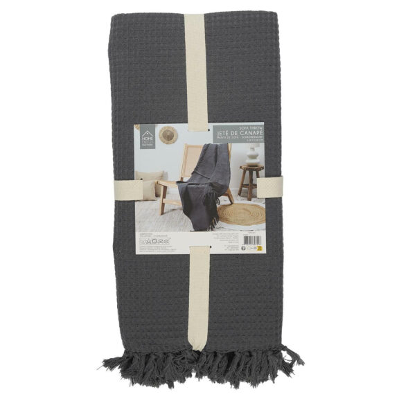 Narzuta na łóżko waflowana 120x150 cm