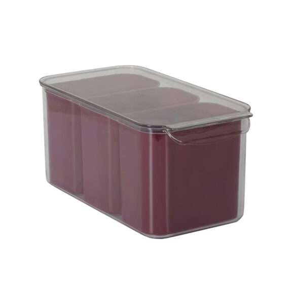 Pojemnik potrójny do przechowywania