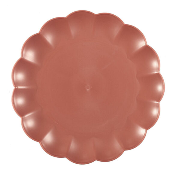 Talerz obiadowy Iris 25,5cm różowy