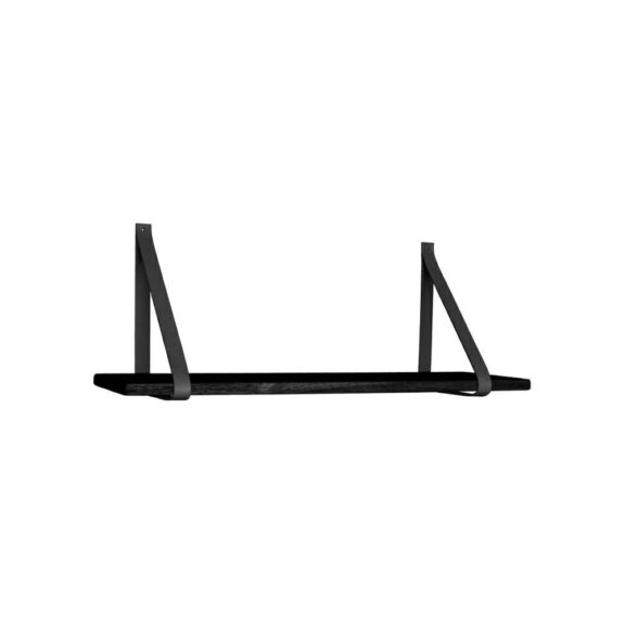 Półka ścienna Forno 80cm czarna