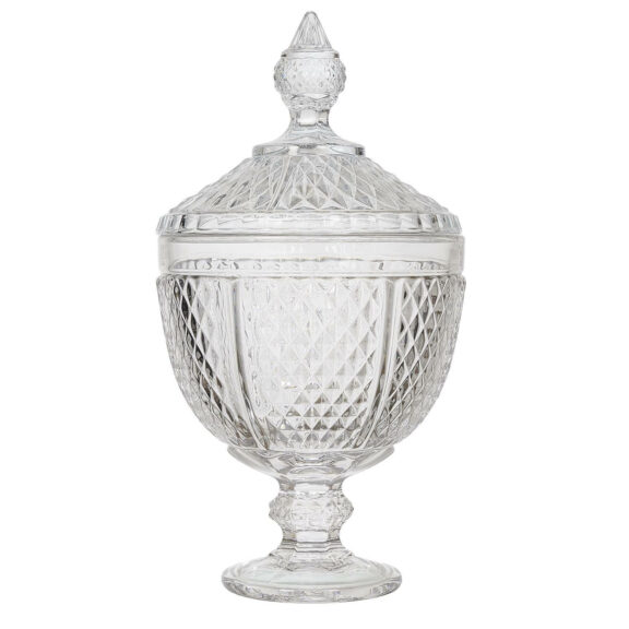Szklana bomboniera Diamond 31cm