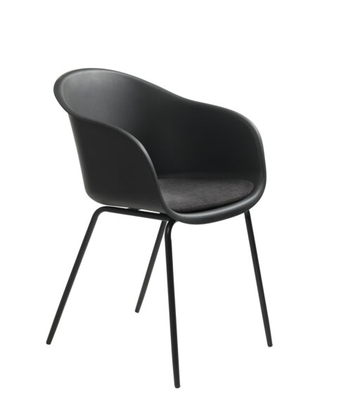 Krzesło Topley Arm czarne