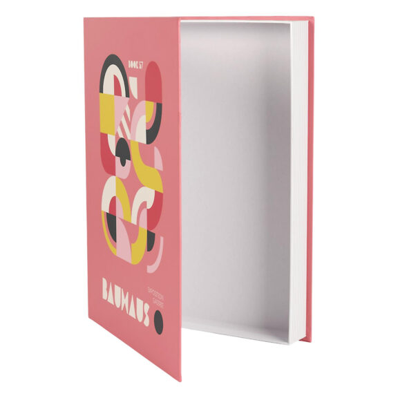 Pudełko książka Bauhaus różowa