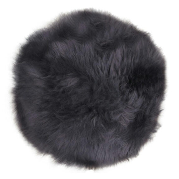 Futerko jagnięce szare ciemne 35cm