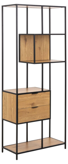 Regał Seaford II z 2 szufladami