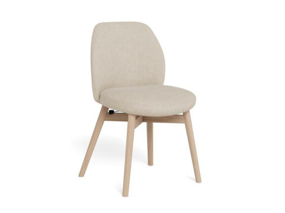 Krzesło Joy piaskowe/dąb bielony Apia