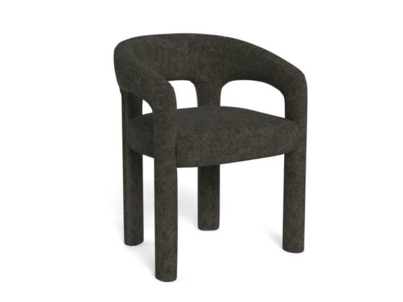 Krzesło Cole tkanina szara ciemna Apia