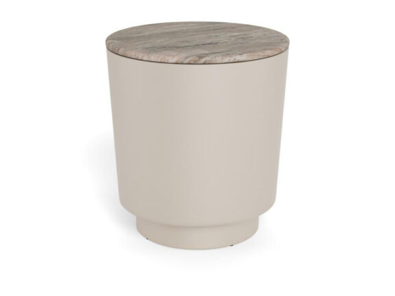 Stolik kawowy Cangas 45cm szary marmur/