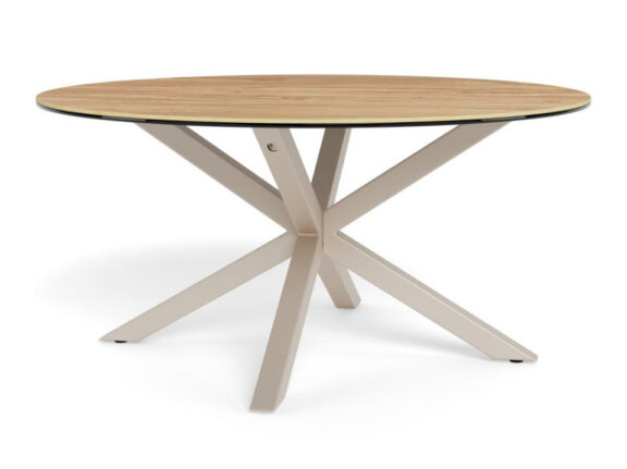 Stolik kawowy Heaven 82cm ceramika dąb/