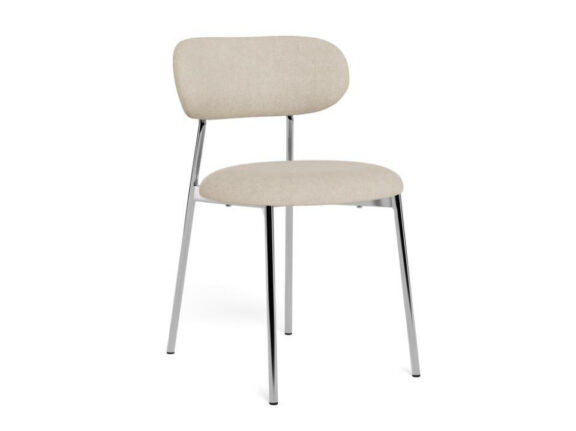 Krzesło Lyric beżowe/chrom Apia 140