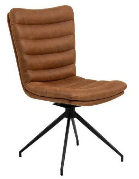 Krzesło Grafton brązowy PU