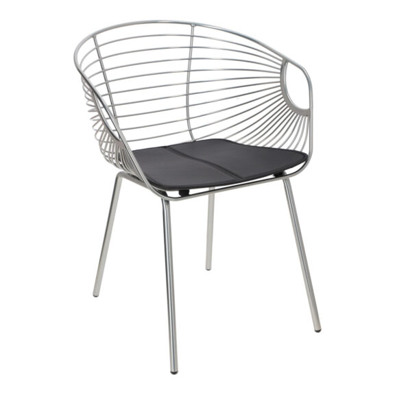 Krzesło Sligo srebrne