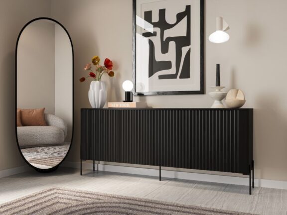 VERA komoda 190 czarny
