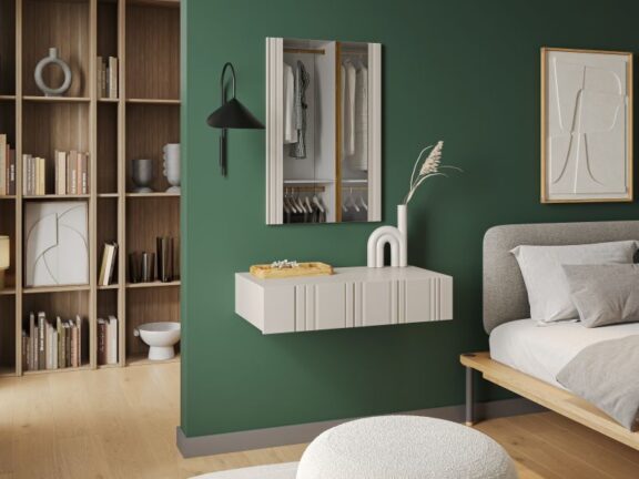 ISLA toaletka beż mat