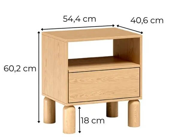SZAFKA NOCNA SANDEN SN-10 - obrazek 2
