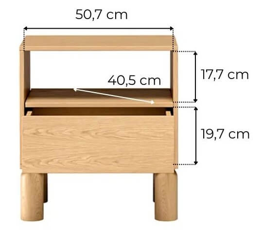 SZAFKA NOCNA SANDEN SN-10 - obrazek 3