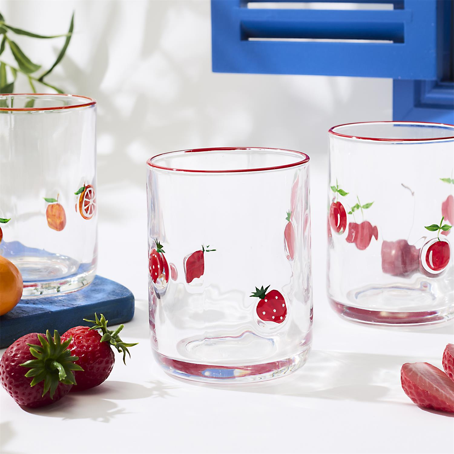 Szklanka w owoce cytryny 390ml - obrazek 3