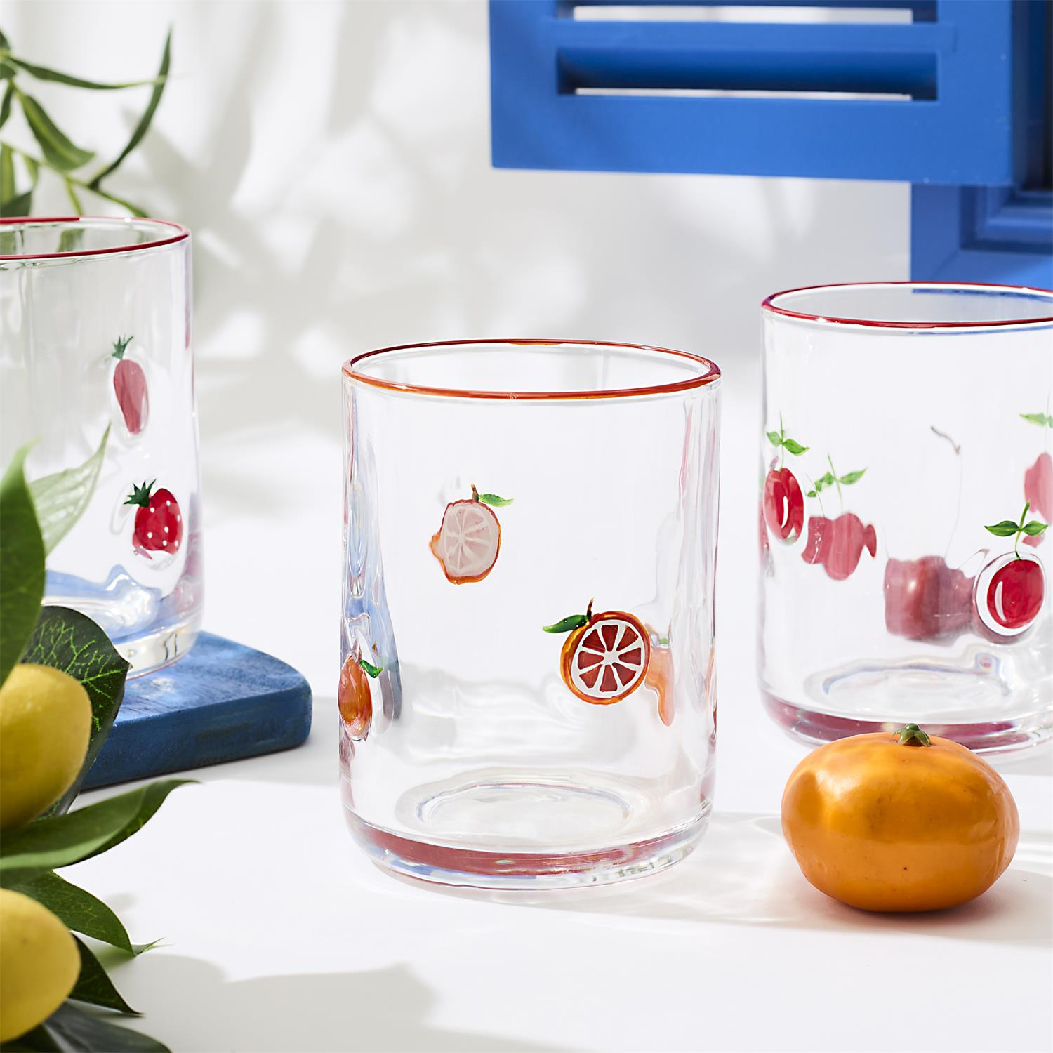 Szklanka w owoce cytryny 390ml - obrazek 4