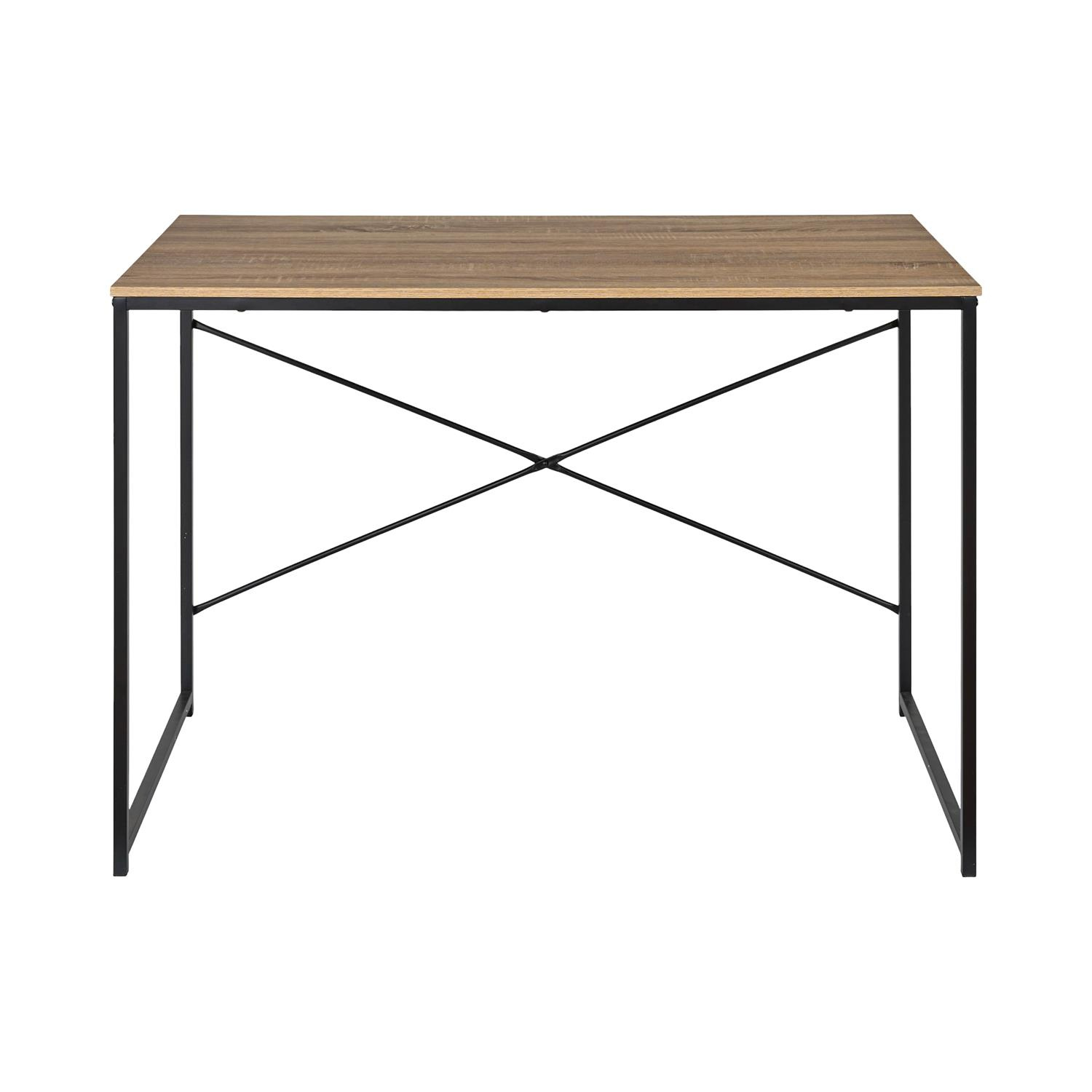 Biurko Loka 110x60cm naturalne/czarne - obrazek 3