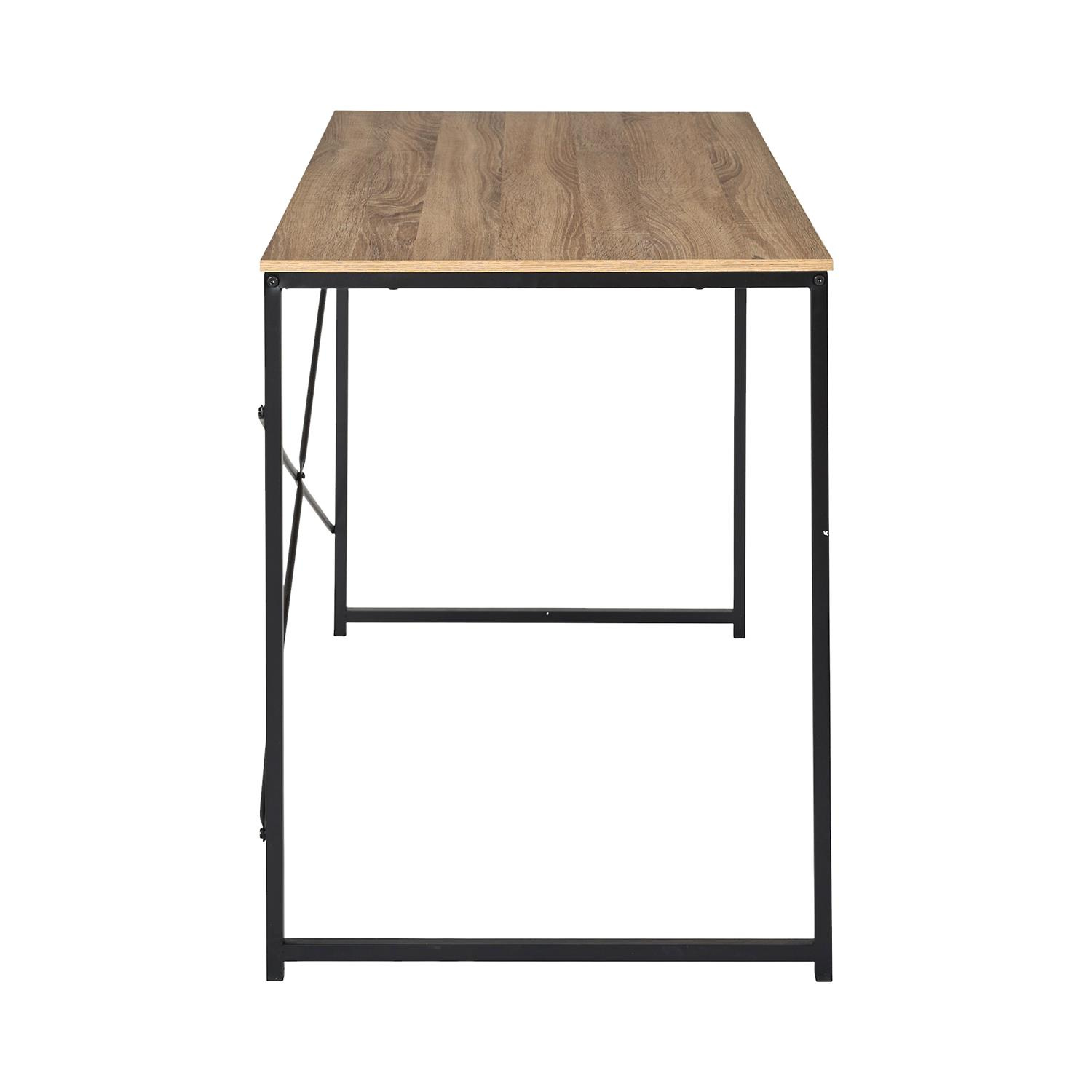 Biurko Loka 110x60cm naturalne/czarne - obrazek 5