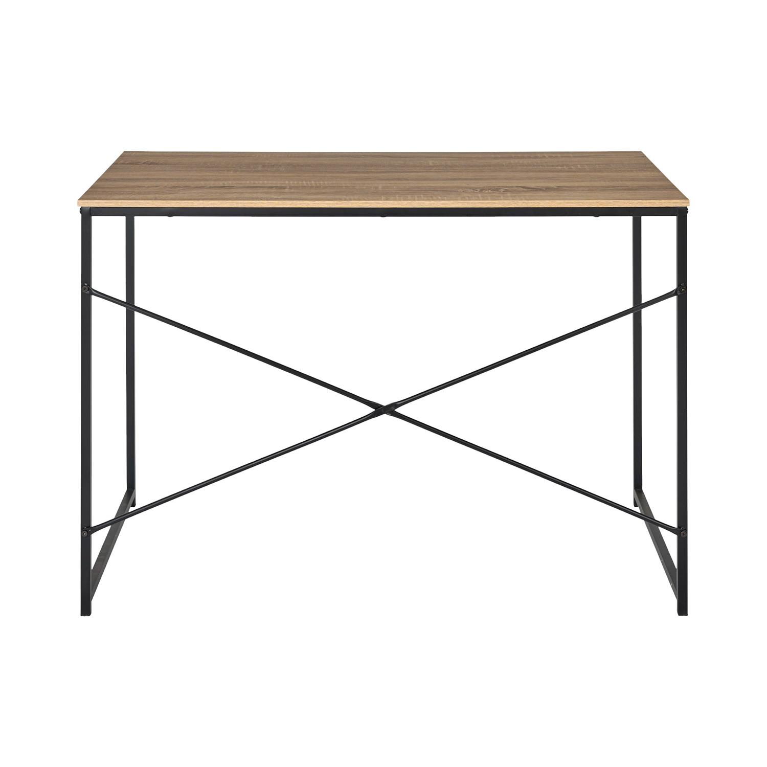 Biurko Loka 110x60cm naturalne/czarne - obrazek 6