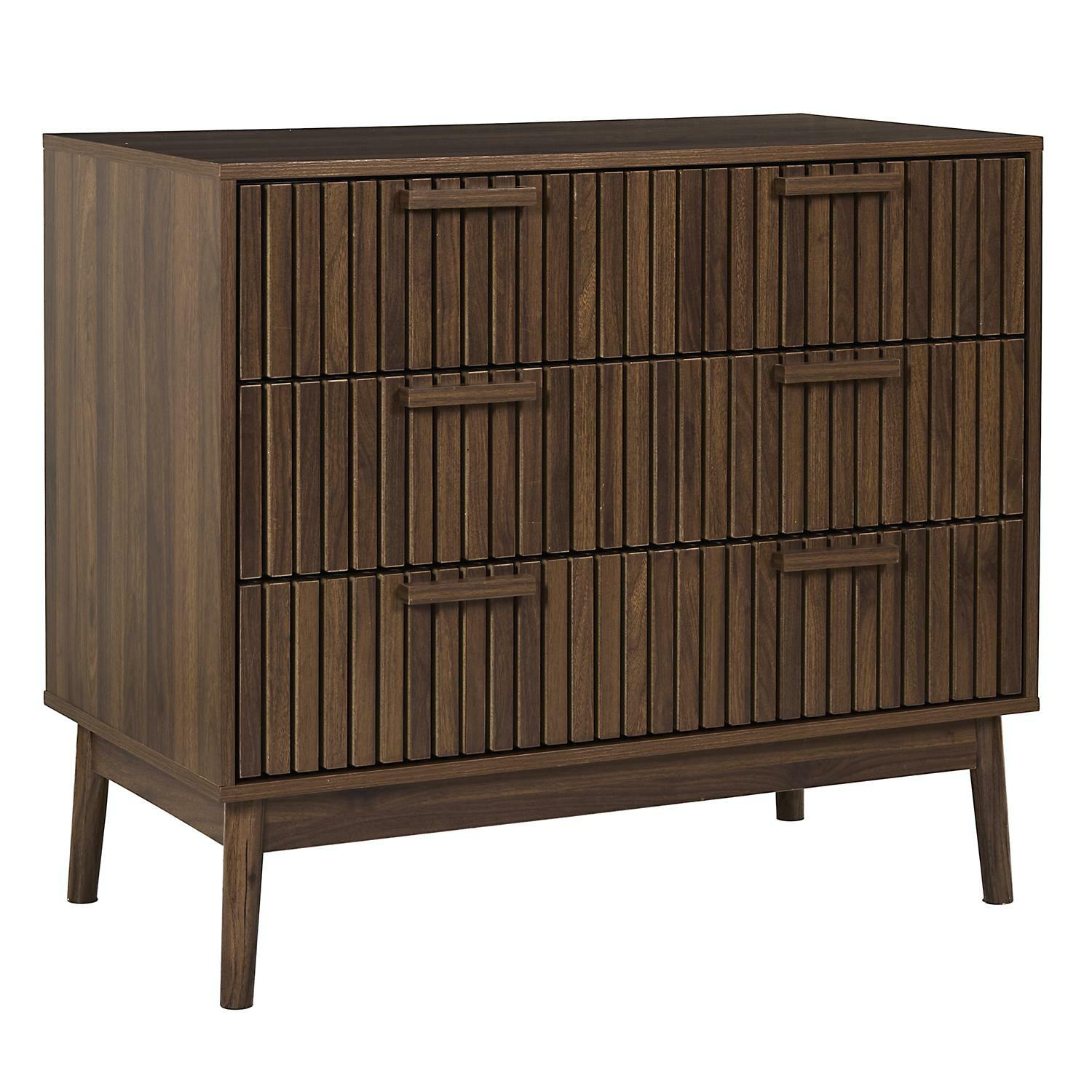 Komoda Maroon 3 szuflady orzech