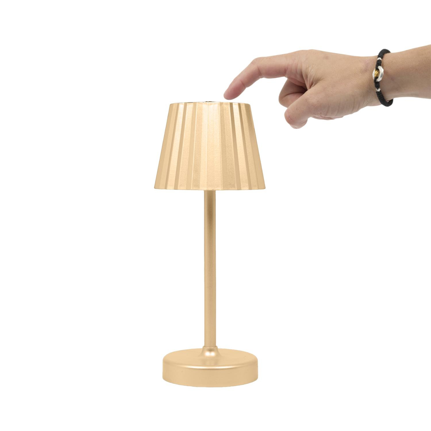 Lampka Blanca LED na dotyk złota - obrazek 6