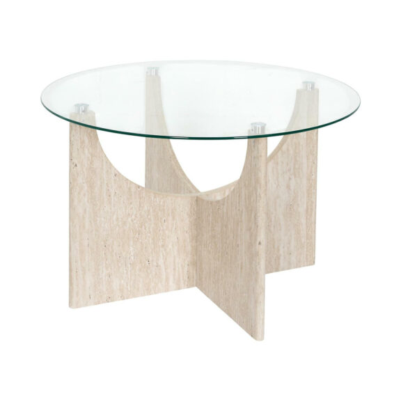 Stolik kawowy Yelo 70cm trawertyn